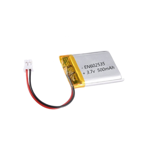 Encore 도매 602535 <span class=keywords><strong>500mAh</strong></span> 리튬 폴리머 배터리 리튬 이온 <span class=keywords><strong>3.7V</strong></span> <span class=keywords><strong>Lipo</strong></span> 충전식 배터리 딥 사이클 파우치 셀 센서 - Product Image 3