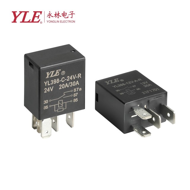 HOT SELLING Wholesale Starter Relay 4P/5P Pin Automotive Relay MINI CAR Relay YL398 YLE