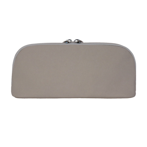 SENDA Customizable Beige Nylon Stationery <b>Bag</b> with Zipper Closure for <b>School</b> Office Use | Design-Oriented Pencil Case Storage - Product Image 3