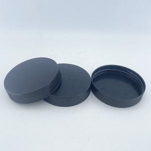Venta al por mayor de fábrica: Tapa de rosca de plástico PP de 68 mm a rayas, sin fugas, 68/400, para tarros de miel, frijoles, alimentos y café. - Product Image 1