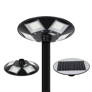 High Quality Outdoor Waterproof Ufo Round Led Solar Street Light Solar Power Sensor Garden Light