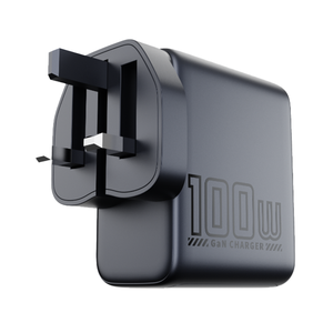 Cargador de teléfono con logo personalizado, 100W, pantalla, GaN, PD, cargador múltiple de 100W, 2 puertos, 2C, adaptador de pared para iPhone y Android - Product Image 1