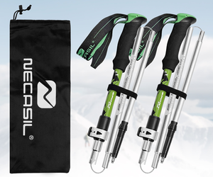 Bâton de randonnée ultra-léger en fibre de <span class=keywords><strong>carbone</strong></span>, ensemble d'escalade de randonnée en plein air, poignée EVA, bâtons de marche pliables télescopiques multifonctionnels - Product Image 5