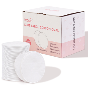 Discos Desmaquillantes JOYCARE de Algodón de 3 Capas, Alta Absorbencia, Grandes, Sin Pelusas, Hipoalergénicos - Product Image 3