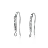 Boucles d'oreilles en argent Sterling 925, boucles d'oreilles, fermoirs, crochets, bricolage, fabrication de bijoux fins