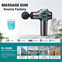 Pistola de Masaje Muscular Inalámbrica Recargable para Terapia Física, Masajeador Fascial con Vibración, 6 Velocidades Ajustables, Gran Venta 2026