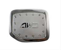 Kit de voiture automatique chaud corps chromé bouclier arrière accessoires extérieurs en aluminium pour Toyota Prado FJ90 1997-2002