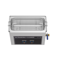 Pembersih Ultrasonik Digital Industri Listrik 200W 2-30L Baru dengan Tangki 20 Galon dan Timer untuk Pengolahan Makanan dan Penghilang Lemak