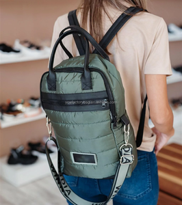 Quiltd tas selempang anggur, ransel pembawa 2 botol dengan bantalan tebal dan Tote anggur terisolasi ringan - Product Image 6