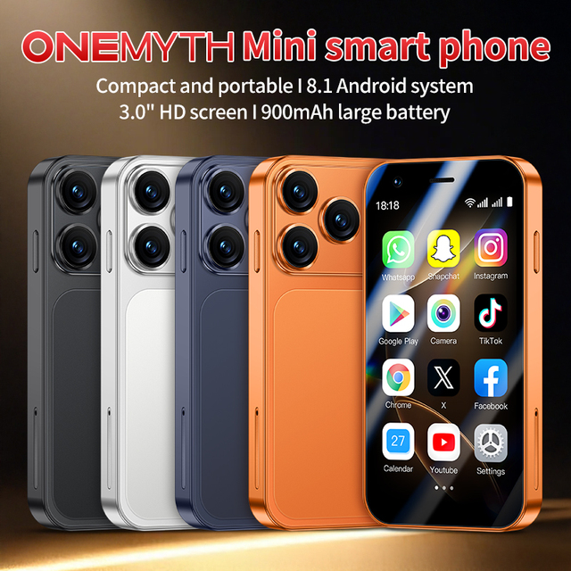 A17 Mini Smartphone Android 8.1 3.0 Inch Display 2GB RAM 16GB ROM Dual SIM Standby 3G Network Play Store Pocket Size MobilePhone