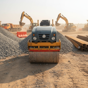 รถบดอัดดินขนาดเล็กยี่ห้อซันนี่มือสอง 3 ตัน รุ่น SZR30C-8 SZR20C-8 SZR35C-8 แบบสั่นสะเทือน พร้อมล้อเหล็กและยางเดี่ยว - Product Image 3