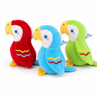 Jouet en peluche perroquet mignon de 7 pouces, rembourré en coton PP, pour enfants, décoration de la maison et de la voiture