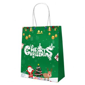 Wholesale Unique Christmas <b>Pattern</b> Design Kraft <b>Paper</b> Bags for Retail and Holiday Gift Bags - Product Image 5