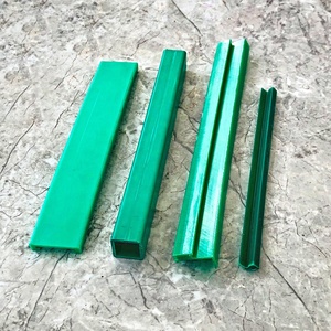 Chất lượng cao <span class=keywords><strong>uPVC</strong></span> hồ sơ nhựa đùn hoạt động trơn tru nhựa hồ sơ khung U hình nhựa cạnh bảo vệ hồ sơ - Product Image 5