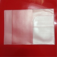 Porte-Passeport PVC Transparent Clair 2022 avec Motif Mat, Étui pour Cartes de Visite et Housse de Protection pour Passeport