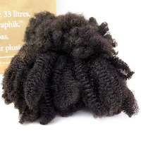 Cheveux humains Afro bouclés Marley en vrac, boucles Afro crépues pour tresses torsadées, locs et tresses au crochet, cheveux à tresser humains 4a/ 4b/ 4c