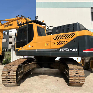 Excavatrice Hyundai 385LC-9T d'occasion 2020, faible nombre d'heures (2000 heures), bon état, moteur Cummins, pompe hydraulique, 30 tonnes, construction - Product Image 1