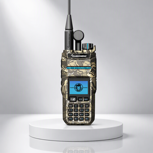 QUANSHENG TK11 10W Talkie-walkie pleine bande double réception <span class=keywords><strong>HF</strong></span> <span class=keywords><strong>VHF</strong></span> <span class=keywords><strong>UHF</strong></span> Radio amateur Charge Type-C <span class=keywords><strong>Émetteur</strong></span>-<span class=keywords><strong>récepteur</strong></span> AM SSB CW FM NOAA - Product Image 1