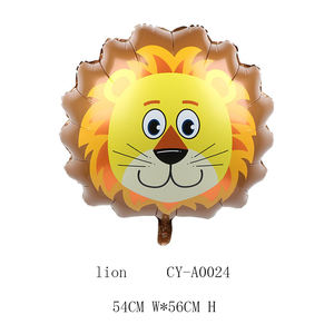 Safari Dier Hoofd Ballonnen Aap Leeuw Zebra Varken Koe Kangoeroe Folie Dier Ballon Voor Verjaardagsfeest Decoratie - Product Image 6