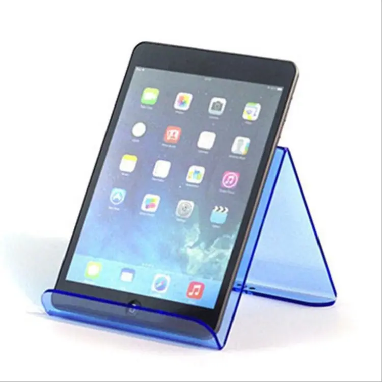 Transparante Acryl Leesstandaard Draagbare Ipad Tablet Beugel Standaard Display Houder