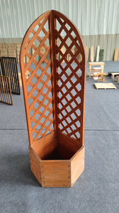 <span class=keywords><strong>Original</strong></span> personnalisé extérieur Patio balcon quadrillé clôture en bois coin <span class=keywords><strong>porte</strong></span>-pot pour <span class=keywords><strong>plante</strong></span> - Product Image 5