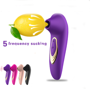 Vibromasseurs suceurs clitoridiens mamelon Stimulation de la langue orale clitoris ventouse Rose masseur vibrateur jouets sexuels pour adultes femmes Couples violet - Product Image 3