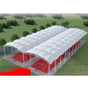 Double Truss Tensioned Membrane Structure PVDF Fabric Roof Sports Events Field Awning <b>Tent</b> <b>Canopy</b> Sport Roof - Product Image 5