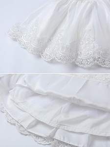 <span class=keywords><strong>Robe</strong></span> de baptême à fleurs formelles <span class=keywords><strong>pour</strong></span> occasions spéciales Broderies blanches <span class=keywords><strong>pour</strong></span> bébés filles Robes de baptême <span class=keywords><strong>pour</strong></span> la fête - Product Image 2