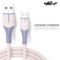 Kabel Micro USB Berkualitas Tinggi 3A Pengisian Cepat PVC Silikon TPE Tembaga Murni 1M Stok Tersedia
