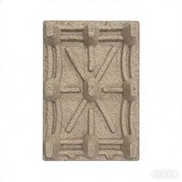 Palettes en bois moulées simple face 4 voies SPM 15 Exemptes de marquage IPPC Industrielles Charge dynamique 1,5t Vente en gros Stockage entrepôt