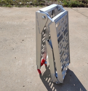 H R13 nhôm tri-đoạn đường nối tải xe máy dốc gấp di động Dirt Bike Pickup xe tải gấp nhôm dốc cho xe tải - Product Image 5