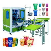 Machine d'impression sérigraphique pour gobelets en plastique de 14 oz, imprimante pour gobelets à thé au lait de 20 oz, machine d'impression de gobelets en papier