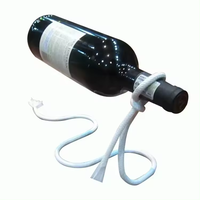 Personnalité mode bouteille de vin support européen créatif suspendu fer art corde casier à vin décoration