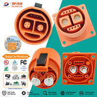 Connecteur de courant élevé 2+8 200A, prise/prise de courant, contact en cuivre, boîtier en nylon, adaptateur d'alimentation pour moteurs industriels/extérieurs/électriques