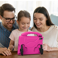 Étui pour tablette avec béquille Eva pour enfants pour iPad A16 11e génération (2025)/iPad 10e génération 10,9 (2022) Poignée pratique Supports pour pouces Nouvelle housse de tablette