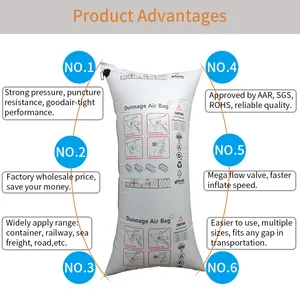 Dreammao Custom Made çanta çin şişme ambalaj Dunnage hava yastıkları su geçirmez kağıt torba ambalaj için