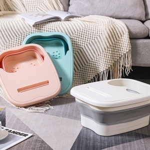Baignoire pliable pour les pieds en plastique avec poignée, idéale pour le massage et l'hygiène domestique – Offre spéciale - Product Image 3