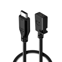 Adaptador Mini USB de 30cm para cámara digital LG V40 G7 Moto Z GoPro Hero 3, compatible con impresora de sincronización de carga USB