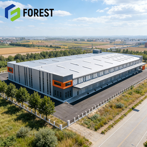 Atelier industriel en acier galvanisé de Malaisie avec isolation en laine de roche, résistant aux tremblements de terre, centre de distribution logistique du Québec - Product Image 1