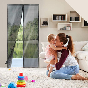 Magnetic Polyester <strong>Screen</strong> Door Curtain for <strong>Bug</strong> Insect <strong>Screen</strong> Fly Mesh Anti Mosquito Net for Window Magnet <strong>Screen</strong> Door Curtain - Product Image 6