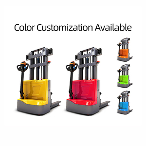 Worui <strong>Electric</strong> Walkie <strong>Stacker</strong> Forklift Pallet <strong>Stacker</strong> Walking Full <strong>Electric</strong> <strong>Stacker</strong> 2ton 2.5m Lead-Acid <strong>Battery</strong> <strong>Electric</strong> - Product Image 1