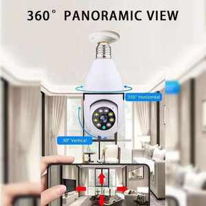 Caméra d'ampoule 360 degrés, caméra de sécurité Wifi 2.4G, <span class=keywords><strong>YCC365plus</strong></span> V380 Pro Tuya Yi Lot, caméra d'ampoule sans fil pour la surveillance à domicile - Product Image 4