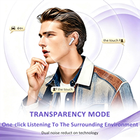 YYK-Q10 écouteurs TWS à réduction active du bruit écouteurs intra-auriculaires avec son surround à 360 degrés et grande bobine dynamique de 13mm