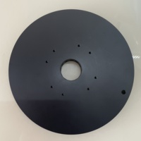 Roue en plastique noire POM/Derlin/acétal Poulie en plastique OEM POM Rouleau en plastique POM usiné CNC