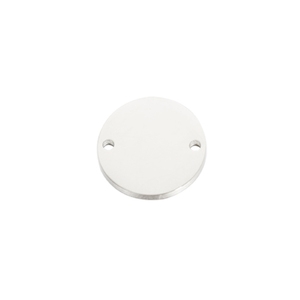 Breloques rondes personnalisées en plaqué or 18 carats <span class=keywords><strong>de</strong></span> 10 à 30 mm, deux trous, en acier inoxydable, pour la <span class=keywords><strong>fabrication</strong></span> <span class=keywords><strong>de</strong></span> bracelets et <span class=keywords><strong>de</strong></span> colliers - Product Image 4