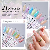 Missgel Nouveau Gel Constructeur Hema Sans TPO à Fleurs Séchées Auto-Nivelant Vente en Gros Gel UV Démontable Gel Dur pour Extension d'Ongles