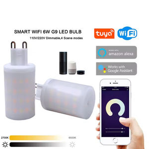 Bombilla LED Inteligente Tuya Wi-Fi RF de 220V 6W, Base <span class=keywords><strong>G9</strong></span>, 2700-6500K, Alimentación CA - Product Image 2