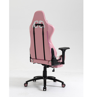 Chaise de jeu ergonomique de luxe rose Pro Silla Gaming, pivotante, réglable en hauteur, avec accoudoirs 4D, vente en gros