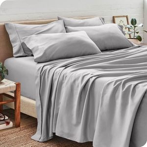Lenzuolo in microfibra biancheria da letto 1800 contare tasca profonda 4 pezzi letto Hotel Set lenzuolo per Hotel - Product Image 5