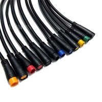 Bicicleta elétrica masculino feminino cablagem 2 3 4 5 6 Pin IP66 IP65 M6 M8 Pequeno Mini conector à prova d' água